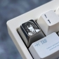 1U Titanium Alloy Artisan Keycaps Precision Pointillism for Mechanical Keyboard -Yukinoshita Yukino